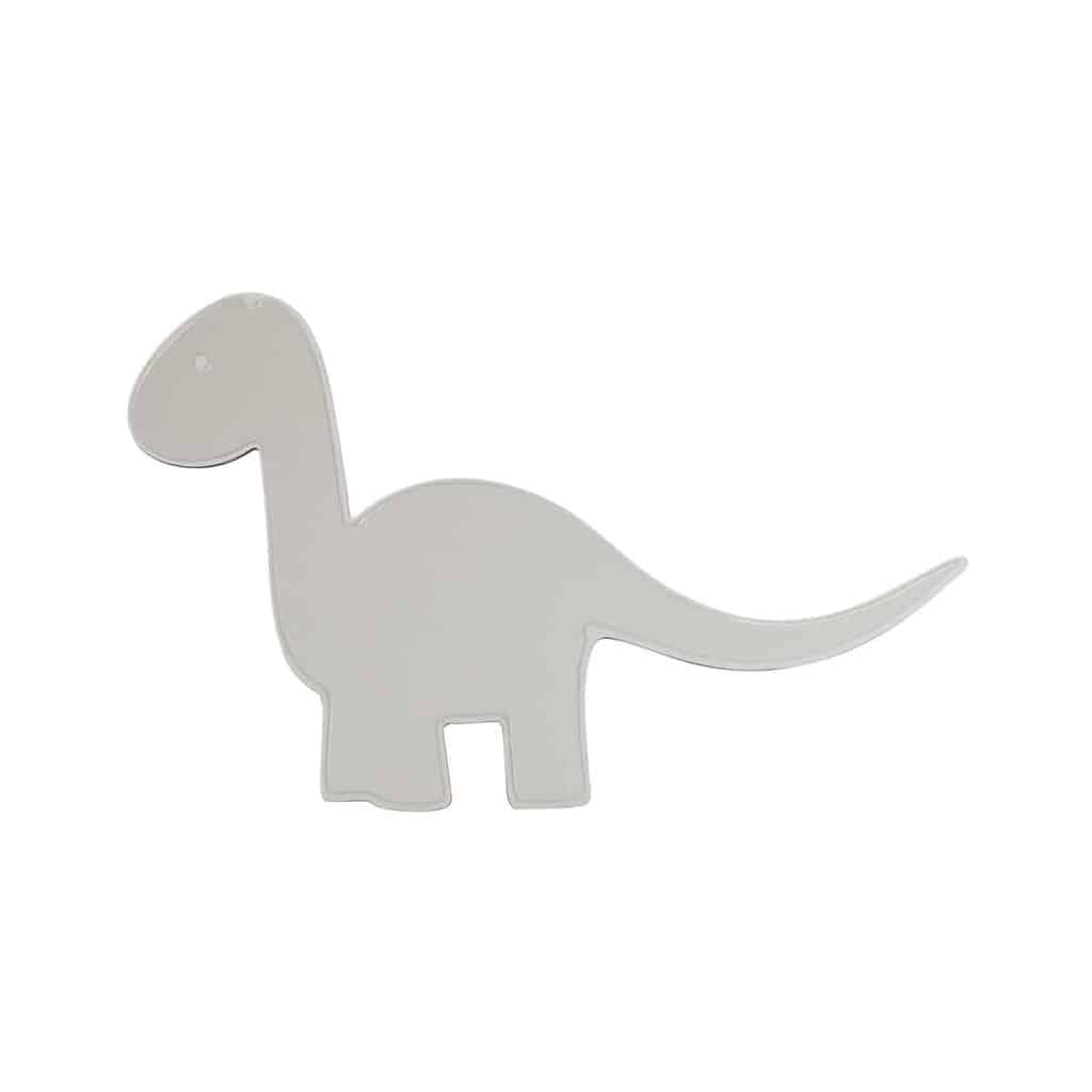 Maseliving Dino Spejl - Hvid til Børneværelset