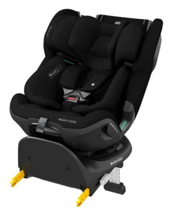Emerald 360 Pro - Ægte Sort Autostol med SlideTech®