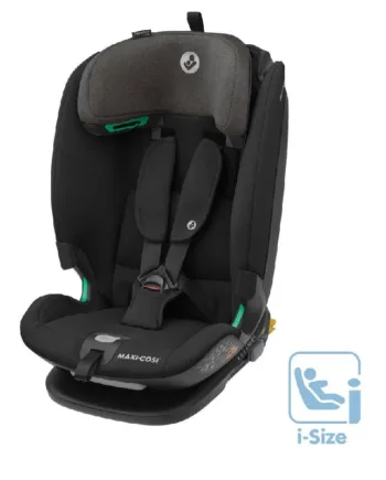 Maxi-Cosi Titan Plus i-Size - Autostol i Ægte Sort