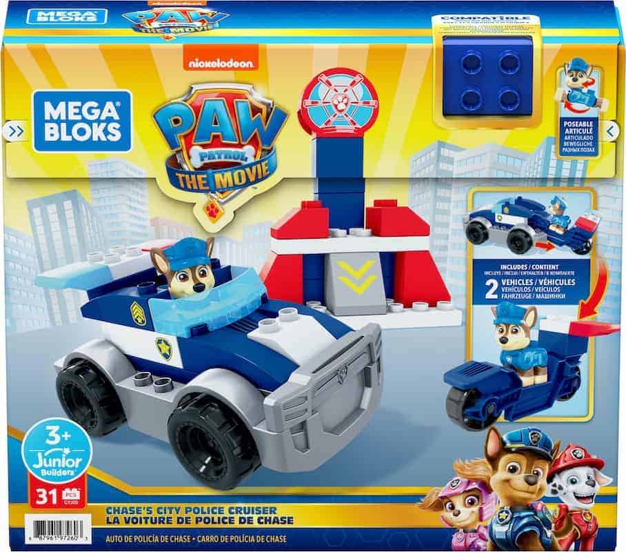 Mega Bloks Paw Patrol Chases Politibil – Fantastisk Tilbud!
