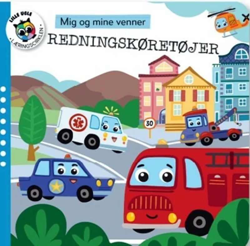 Mig Og Min Venner – Papbog om Redningskøretøjer til Børn