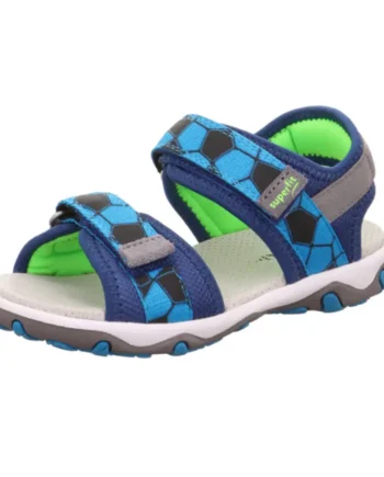 Superfit Mike - Blau Sandaler til Børn med Åben Tå