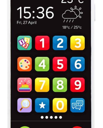 Farverig Legetøjsmartphone - Min Første Mobiltelefon!