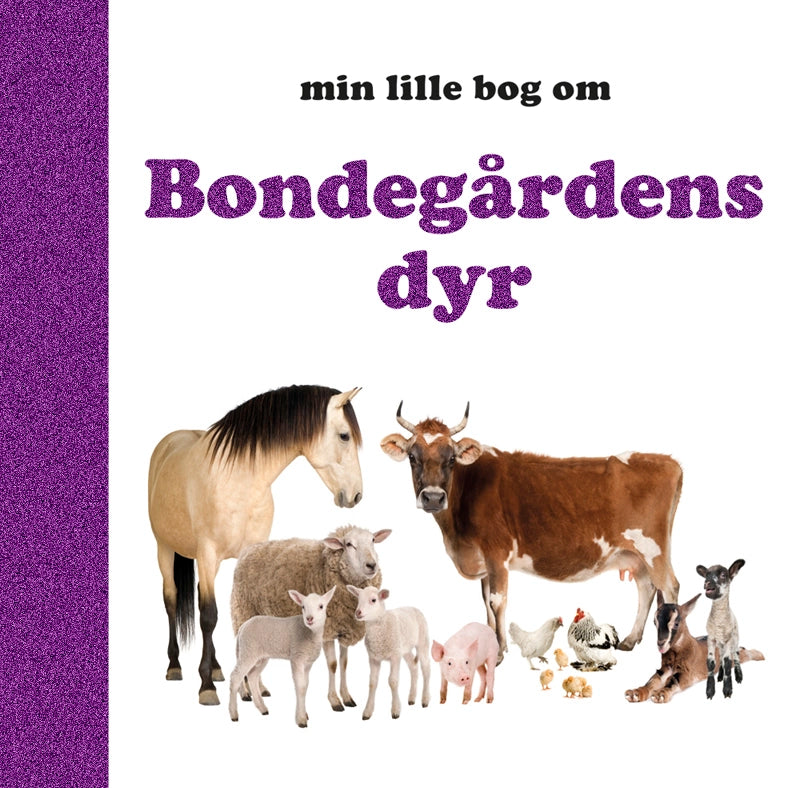 Min Lille Bog Om Bondegårdens Dyr - Læring for Små Børn