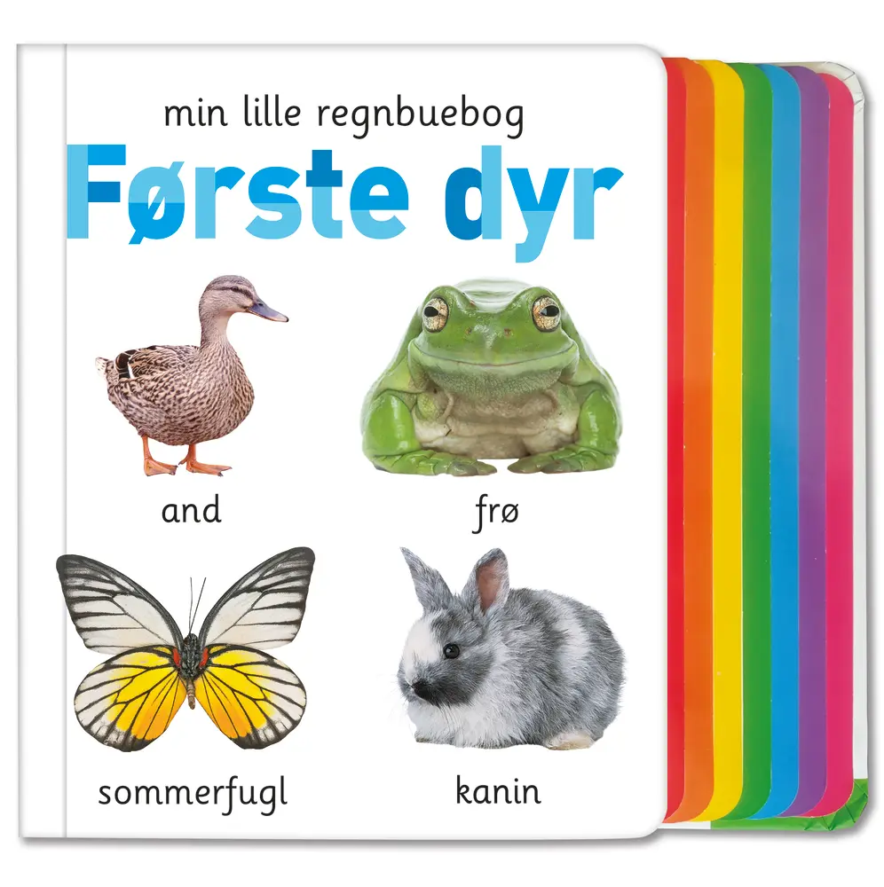 Min Lille Regnbuebog - Første Dyr til Børn