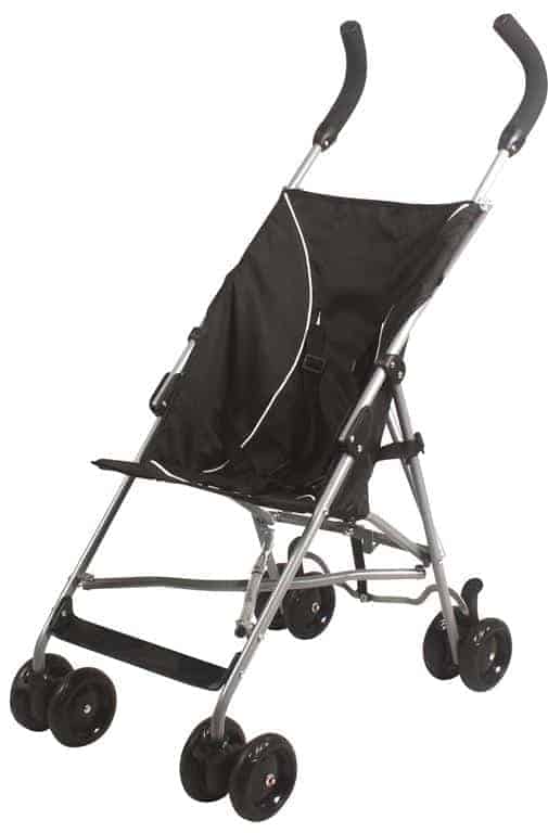 Mini Paraplyvogn i Sort – Perfekt til Rejser med Barnet!
