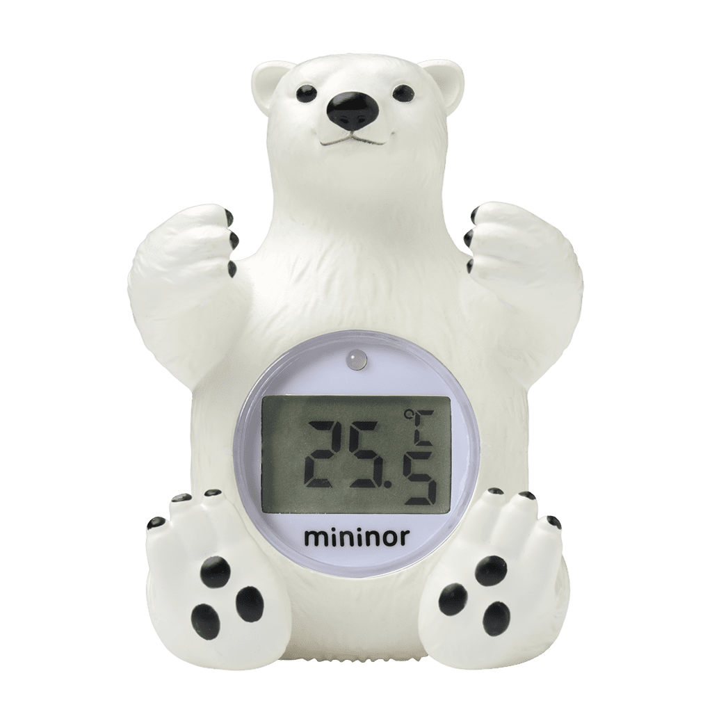 Mininor Badetermometer Isbjørn – Sikker Leg i Badet