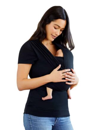 Moby Bump & Beyond - Bære T-shirt til Gravide, Sort