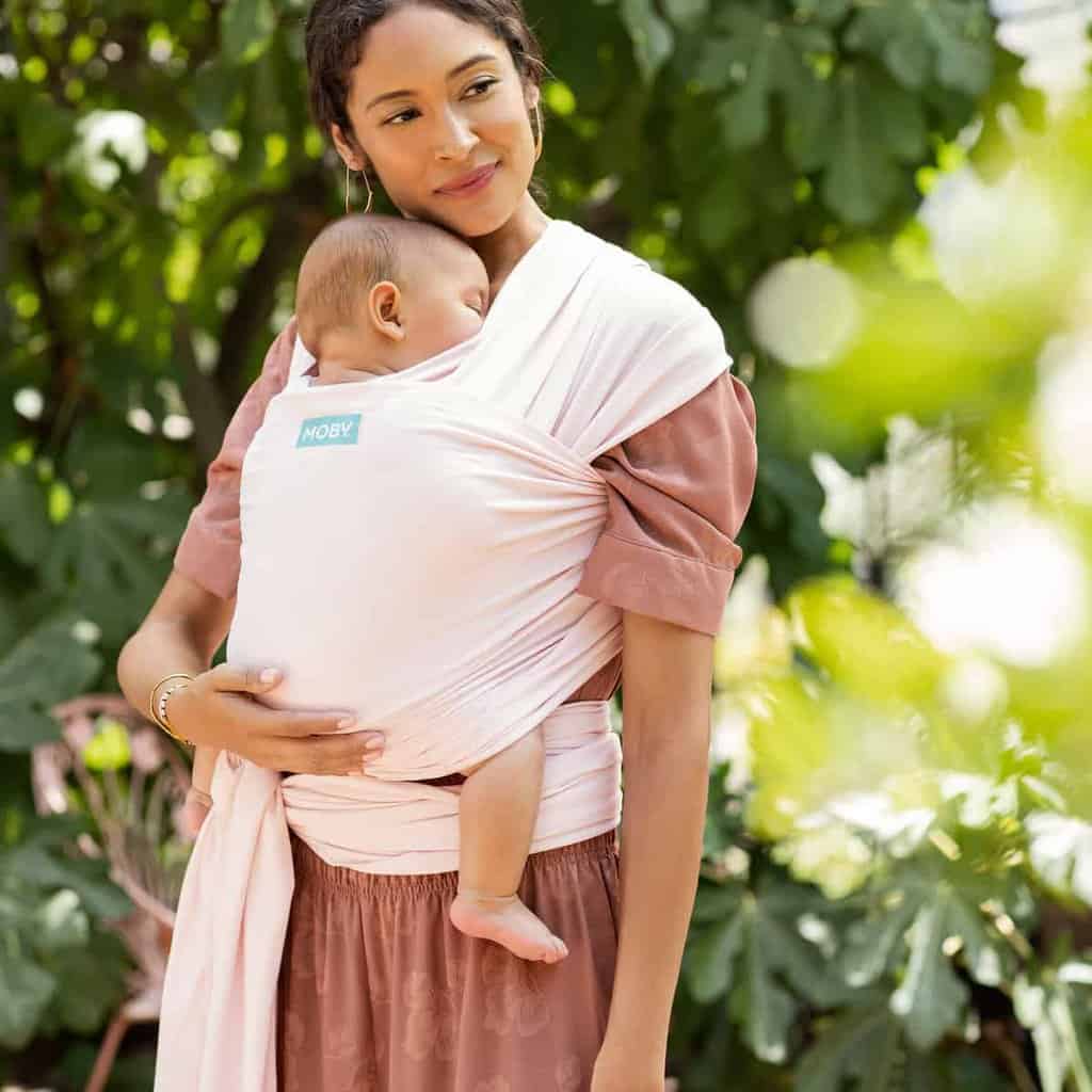 Moby Wrap Classic - Rose Quartz til nærhed og komfort