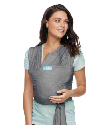 Moby Wrap Elements - Asfalt: Tryg Bæreslynge til Babyer
