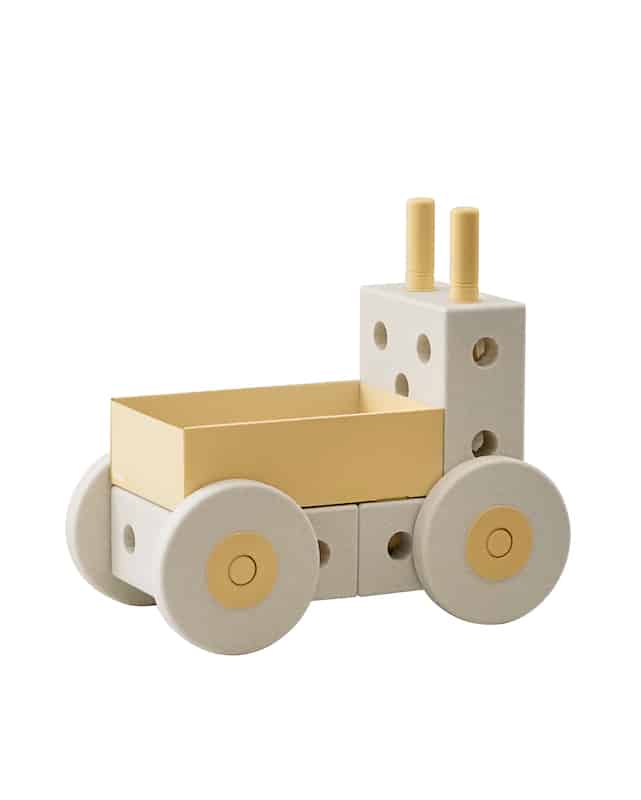 Modu 3-i-1 Gåvogn i Sand Grey/Honey Yellow - Nyhed!
