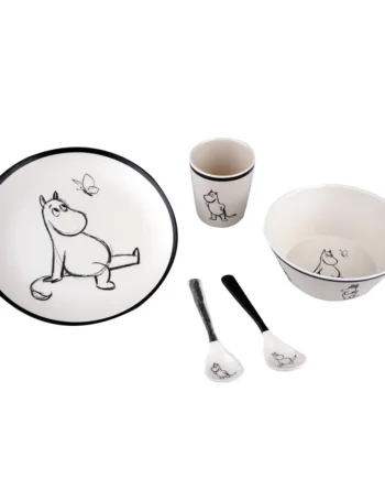Moomin Melamin Spisesæt til Børn - Sjovt Måltidssæt