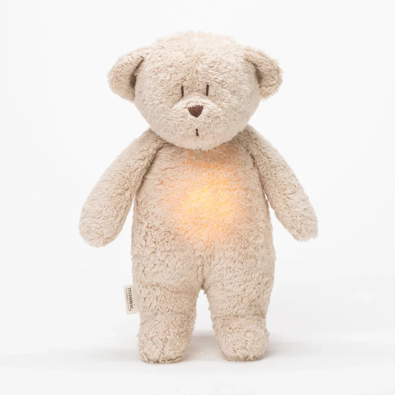 Moonie Økologisk Brummende Bjørn Lampe - Sand Natur