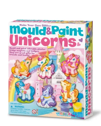 Mould Paint Glitter Enhjørninger - Kreativt Kreasæt