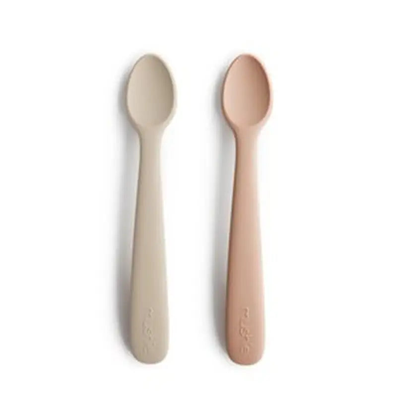 Mushie Silikone Babyskeer - Blush Shifting Sand Sæt
