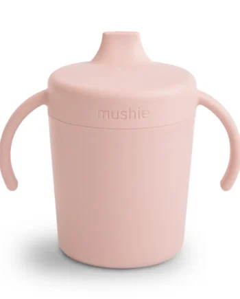 Sippy-kop i Hård Plast - Blush fra Mushie til små børn