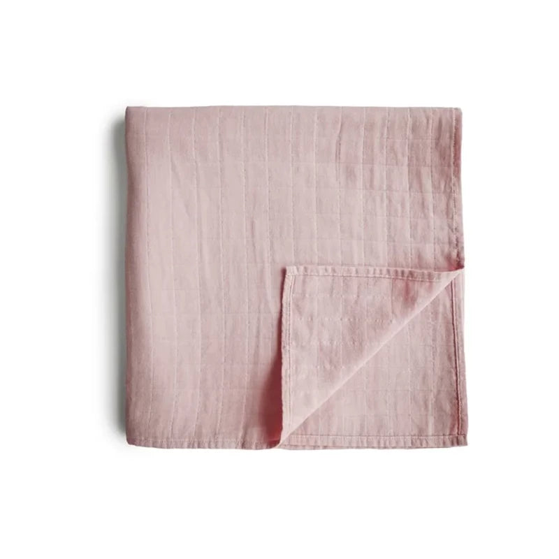 Mushie Svøb i Rose Vanilla - Blød og Økologisk Komfort