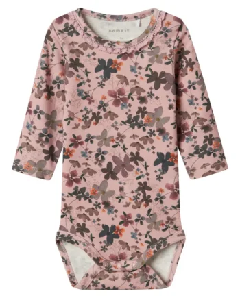 Naline Langærmet Bodysuit - Burnished til Børn