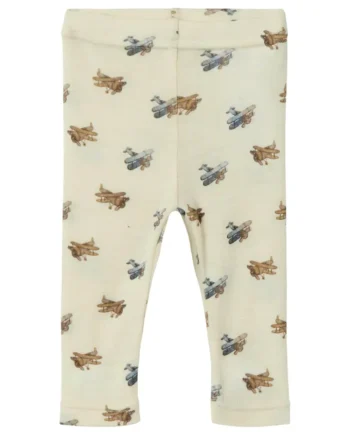 Nalu Uld Leggings - Turtledove fra Lil' Atelier