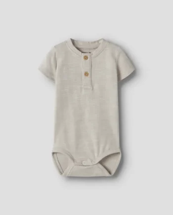 Name It Jano Kortærmet Body Chateau Gray 86