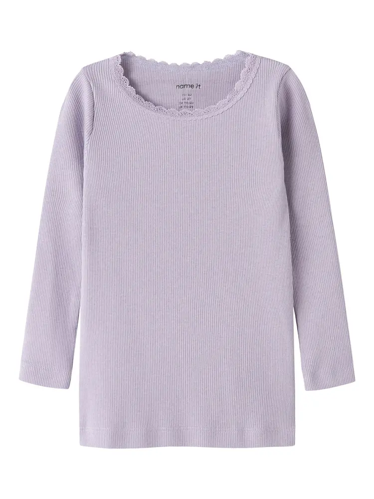 Kab Langærmet Top Lavender Gray 104
