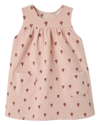 Nelly Cord Spencer Kjole i Cameo Rose – Trendy til Børn