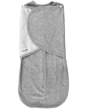 Noheli Svøb - Heathered Grey til Bedre Babysøvn