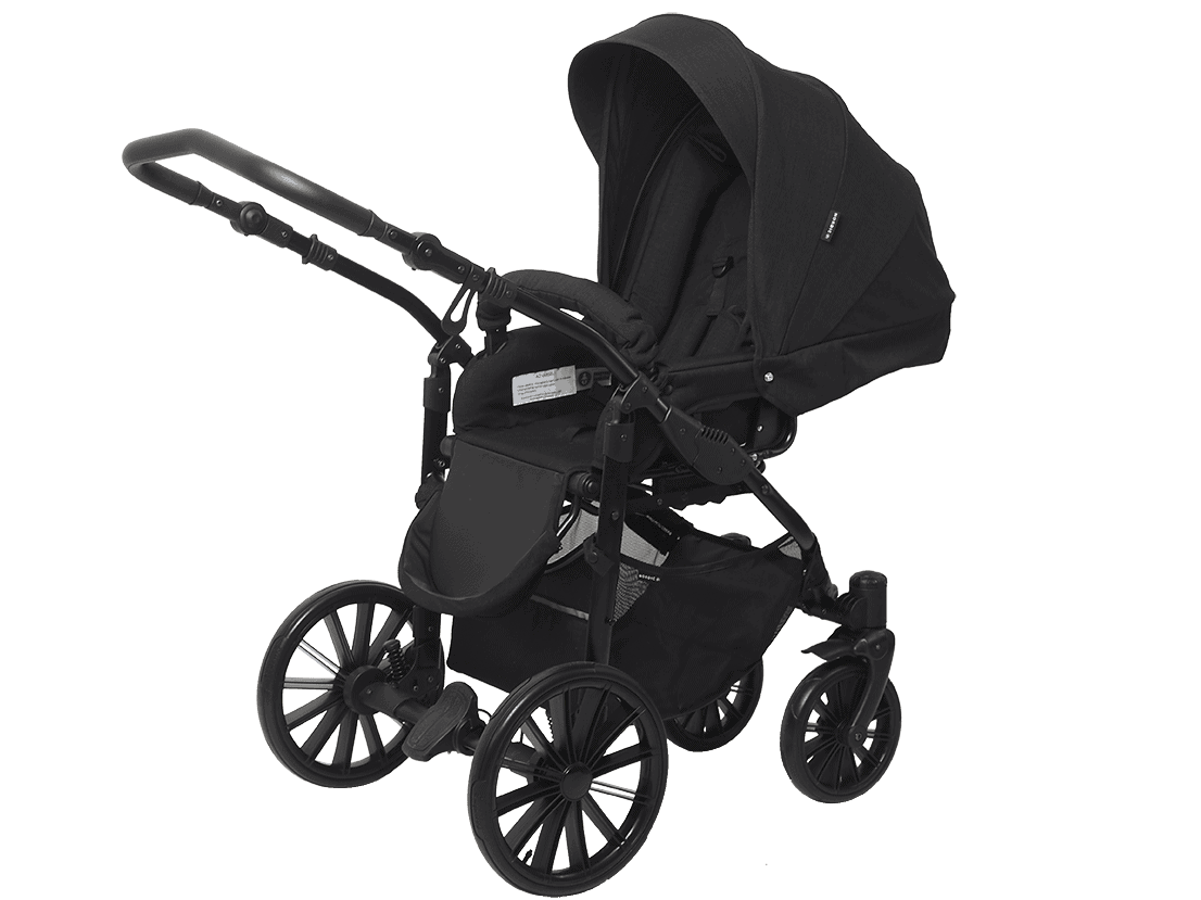 Nordic Seat – Dusty Black Klapvognssæde på Tilbud!