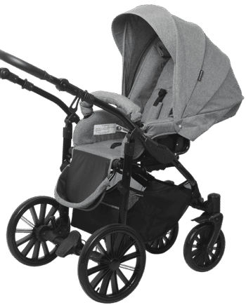 Nordic Seat i Grå Melange – Klapvognssæde til Basson Baby