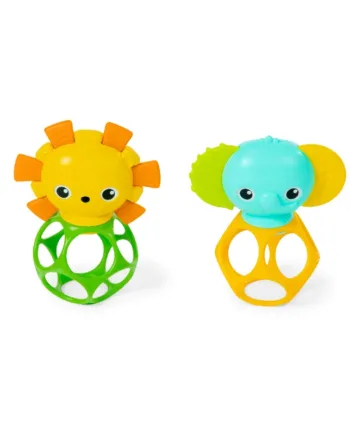 Oball-bidering sæt med løve og elefant - Fantastisk tilbud!
