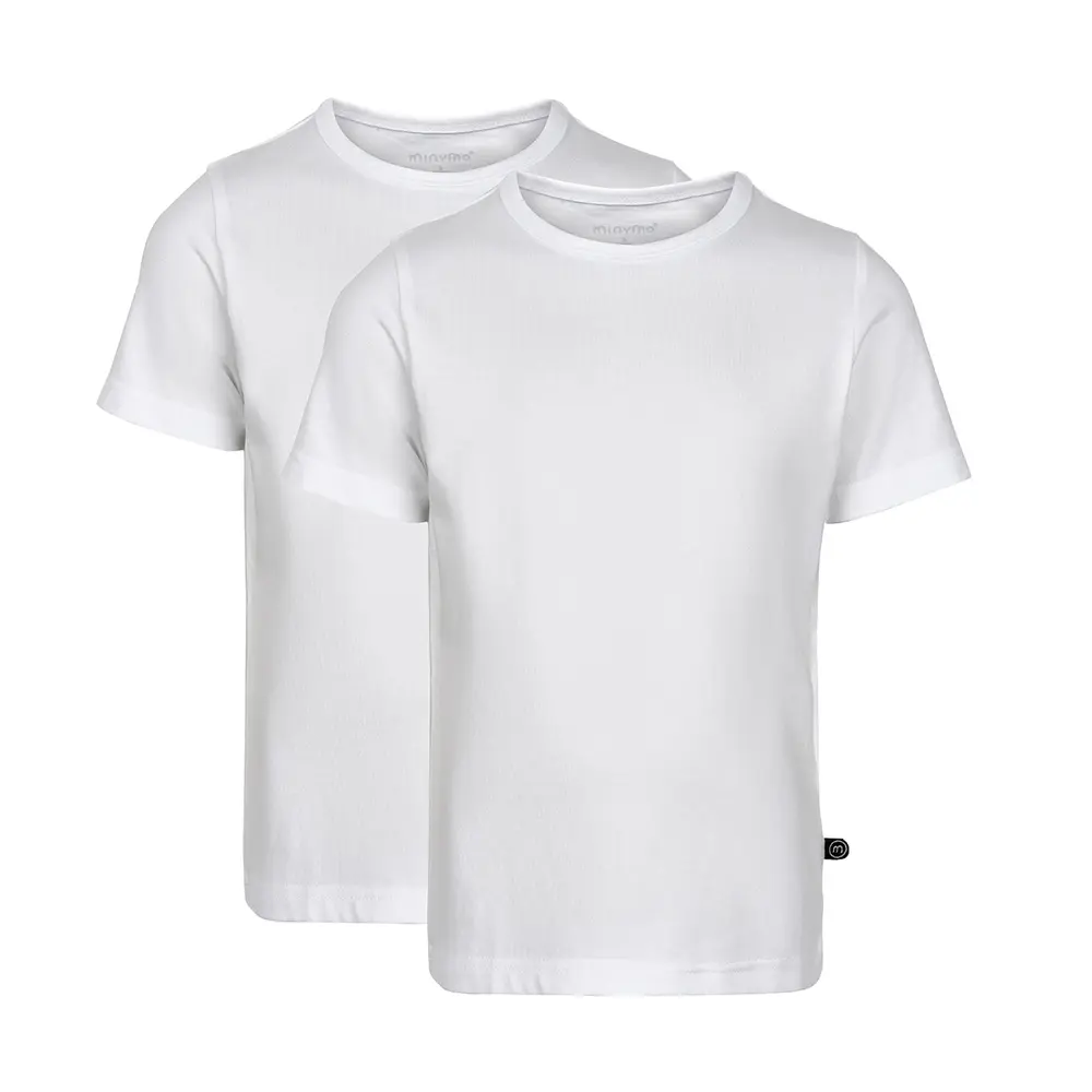 Pak Basic T-shirt 2-pak i hvid – Komfortable bomulds T-shirts