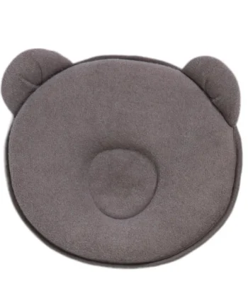 Panda Babypude i Grå - Ergonomisk Støtte til Baby