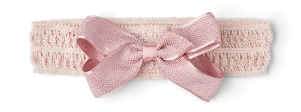 Pandebånd med Sløjfe i Rosa - Perfekt til Festlige Anledninger!