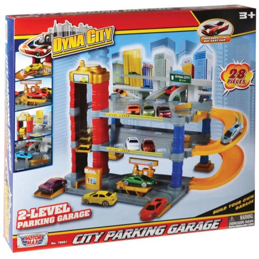 2-etagers Parkeringsgarage fra GA Toys - Fantastisk Tilbud!