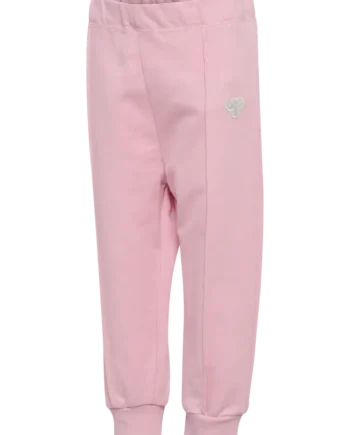 Pintuck Sweatpants i Pink Necta fra Hummel - Tilbud!