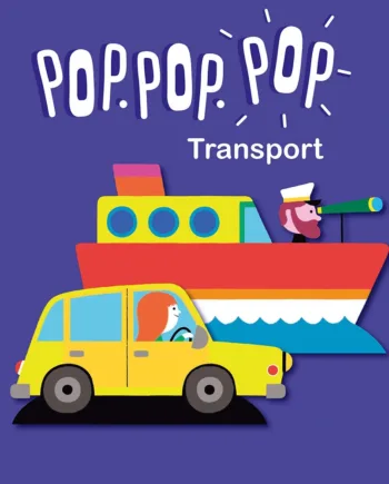 Farverig Pop-Up Bog om Transport til Børn – Læring & Leg