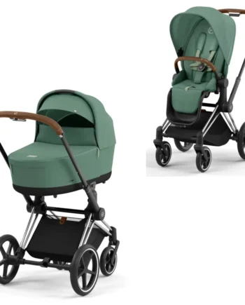 Cybex Priam Duovogn - Leaf Green Chrome Brown Tilbud!