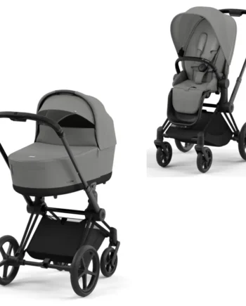 Priam Duovogn - Mirage Grey Matt Black på tilbud!