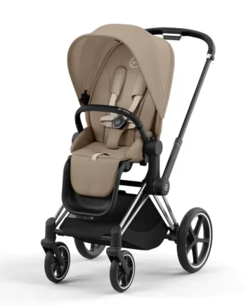 Cybex Priam Klapvogn - Cozy Beige Chrome Black Tilbud!
