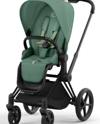 Cybex Priam Klapvogn - Leaf Green Mattblack Luksus til Baby
