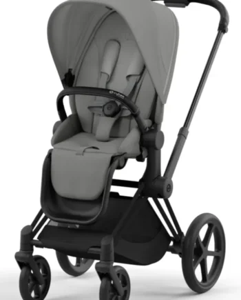 Luksus Priam Klapvogn - Mirage Grey Matt Black