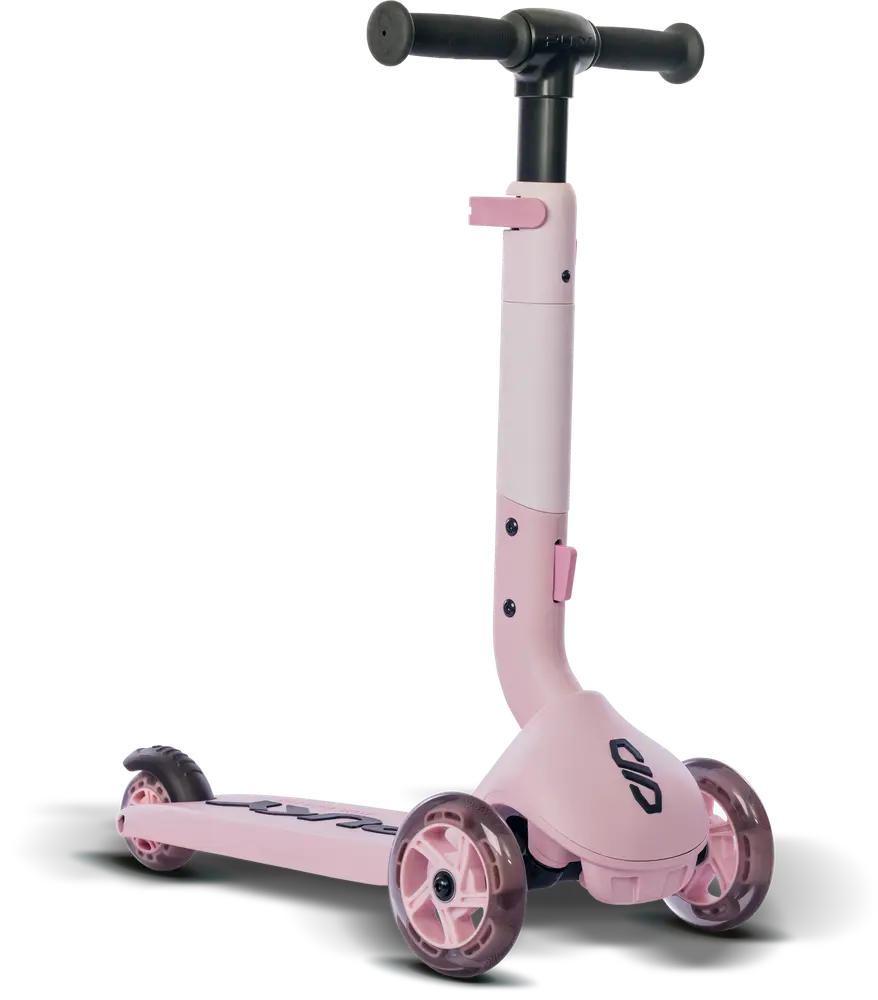 Puky Push Foldbart Løbehjul med LED i Pink - Eventyret Venter!