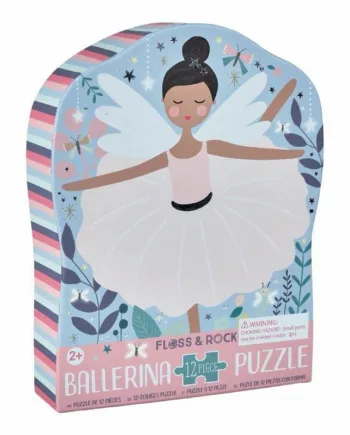 Ballerina Puslespil - 12 Brikker Tilbud til Børn