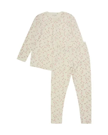 Sød Minymo pyjamas med jordbærprint til børn