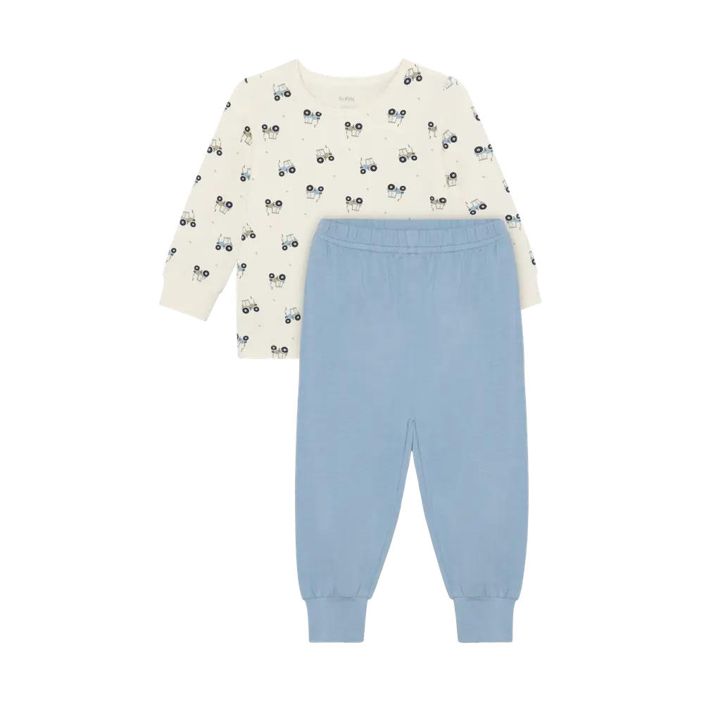 Faded Denim Pyjamas til Børn – Komfortabel Nattesøvn!