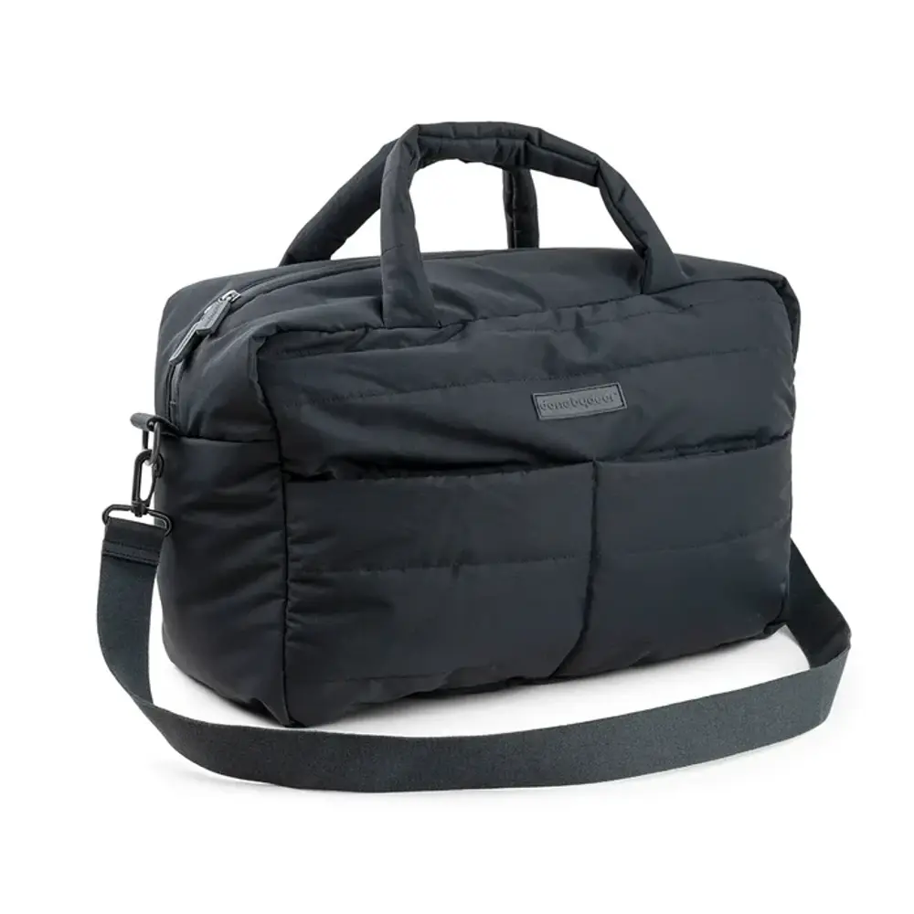 Quiltet Pusletaske i Sort – Ideel til Black Friday!