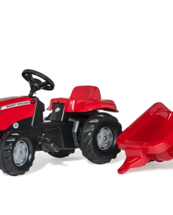 Rolly Kid Massey Ferguson Pedaltraktor med Trailer