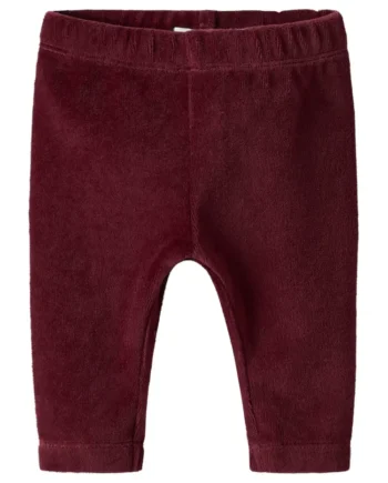 Roxy Velour Leggings i Bourgogne - Komfort til Børn