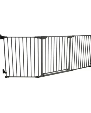 Sikkerhedsgitter til børn - Justerbart 90-210 cm, Grå