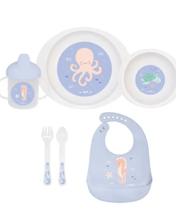 Ocean Life Børnespisesæt – Farverigt og Sjovt!